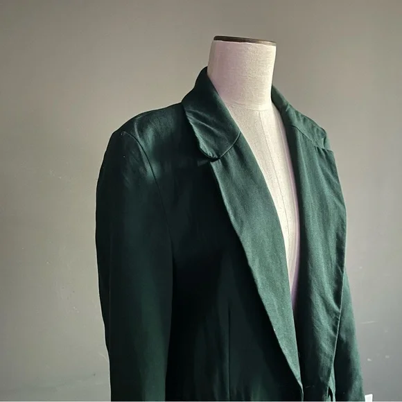 Pendleton 100% Wool Blazer Emerald Green | Classic Tailored Jacket | Made in USA - Picture 2 of 9